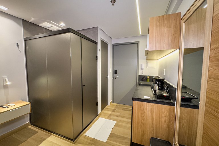 Flat beira-mar Cabo Branco com rooftop AH211