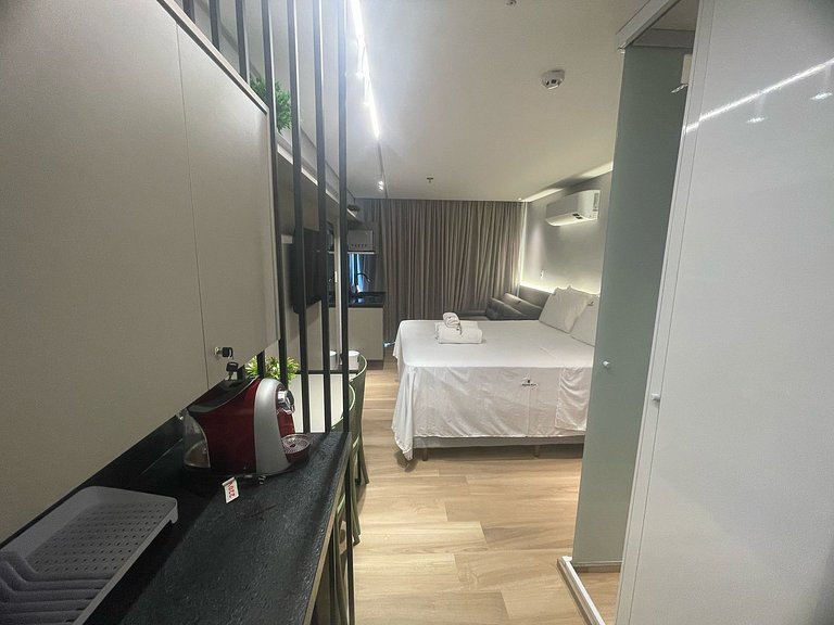 Flat beira-mar Cabo Branco com rooftop AH215