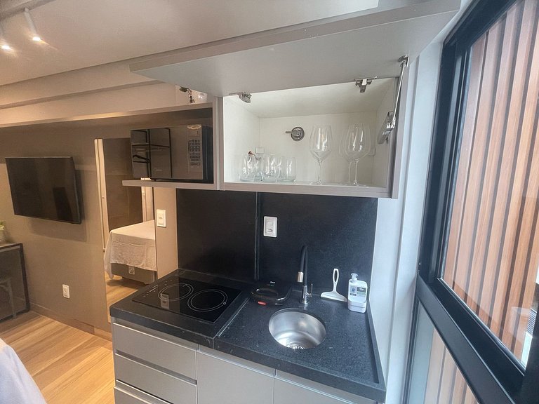 Flat beira-mar Cabo Branco com rooftop AH215