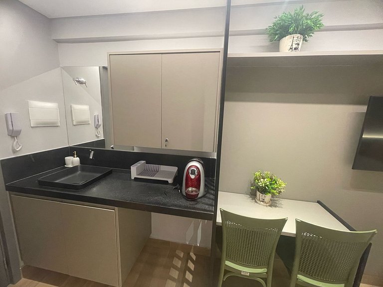 Flat beira-mar Cabo Branco com rooftop AH215