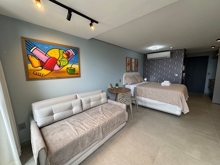 Flat de luxo completo no Acqua Tambau AQ3X9