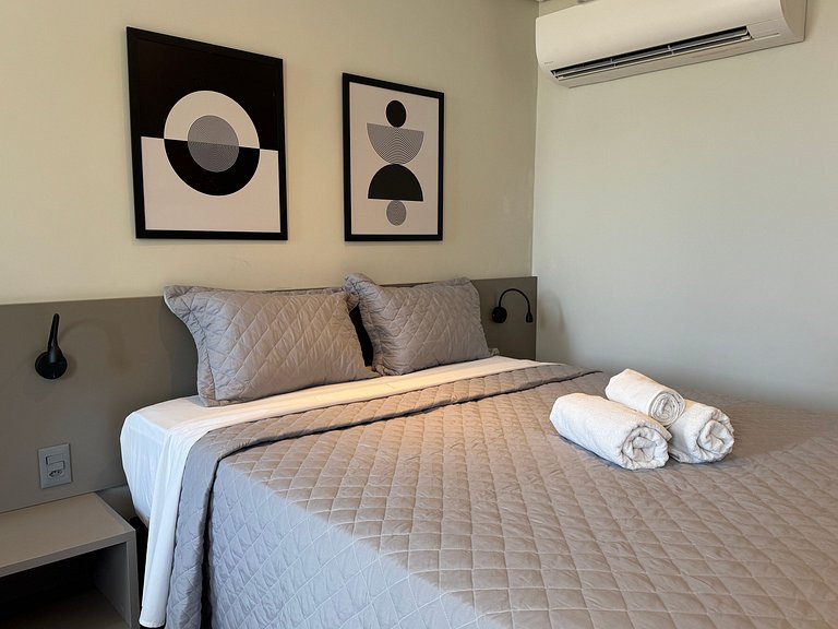 Flat de luxo completo no Acqua Tambau AQ2X8