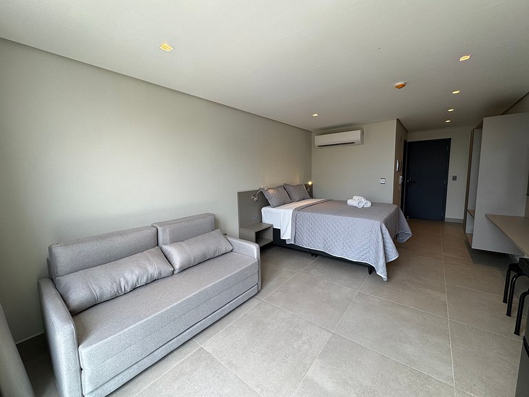 Flat de luxo completo no Acqua Tambau AQ2X9
