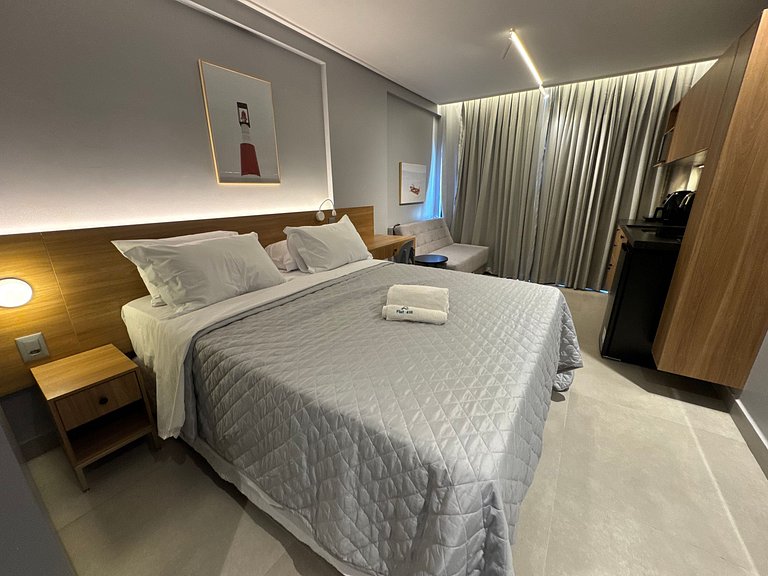 Apartamento de luxo com varanda no Acqua Tambau AQ4I5