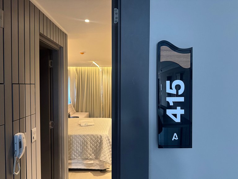 Apartamento de luxo com varanda no Acqua Tambau AQ4I5