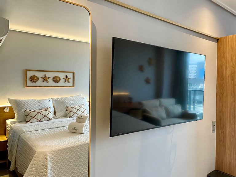Apartamento de luxo com varanda no Acqua Tambau