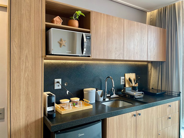 Apartamento de luxo com varanda no Acqua Tambau