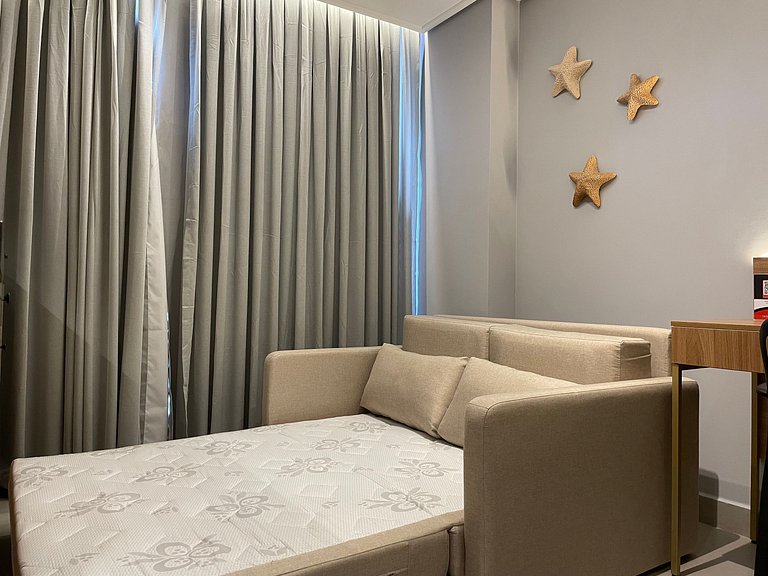 Apartamento de luxo com varanda no Acqua Tambau