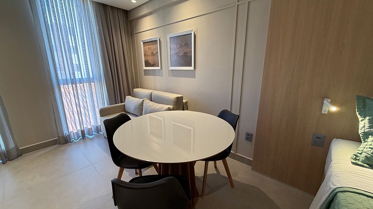 Flat de luxo completo no Acqua Tambau AQ2X7
