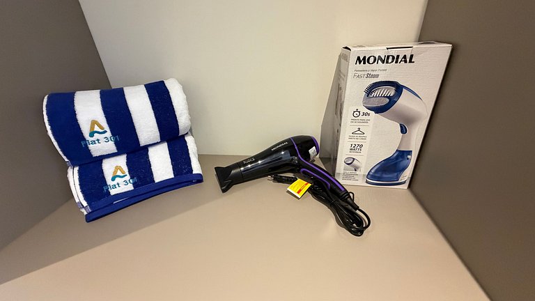 Flat de luxo completo no Acqua Tambau AQ3X1