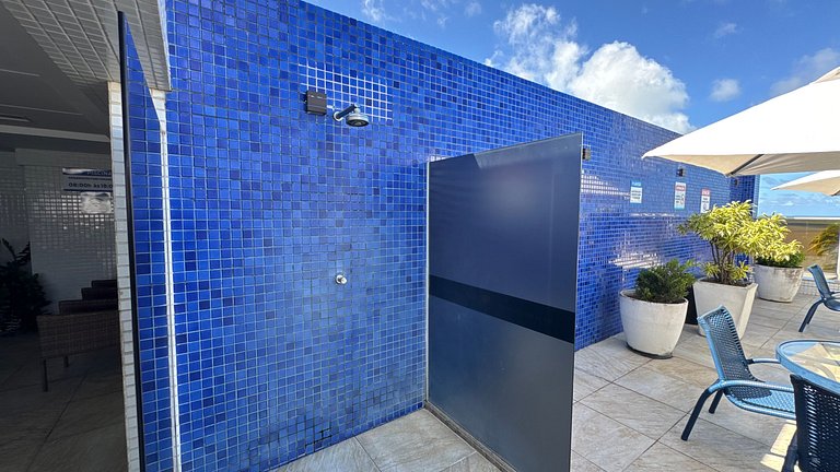 2 quartos à beira-mar de Tambaú AH402