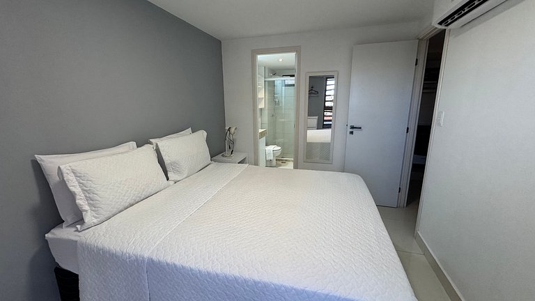2 quartos com varanda em Manaíra AH206