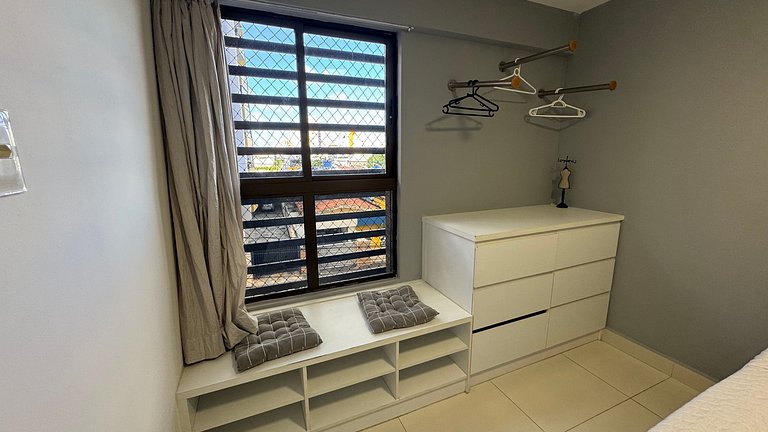 2 quartos com varanda em Manaíra AH206