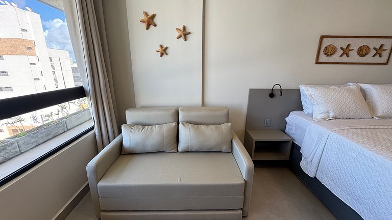 Flat de luxo completo no Acqua Tambau AQ5I2