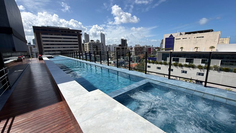 Flat de luxo completo no Acqua Tambau AQ5I8