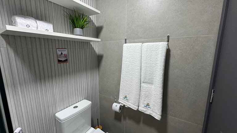 Flat de luxo completo no Acqua Tambau AQ2X3