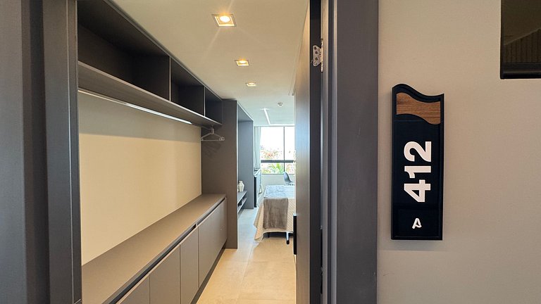 Apartamento de luxo com varanda no Acqua Tambau