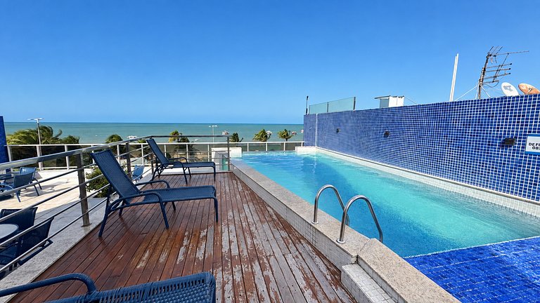 2 quartos à beira-mar de Tambaú AH402