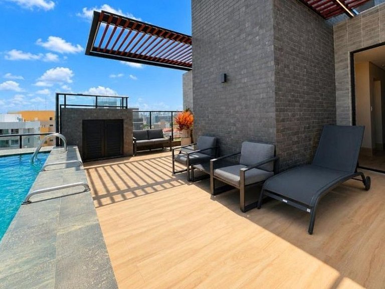 Flat completo e moderno no Caribessa CH303