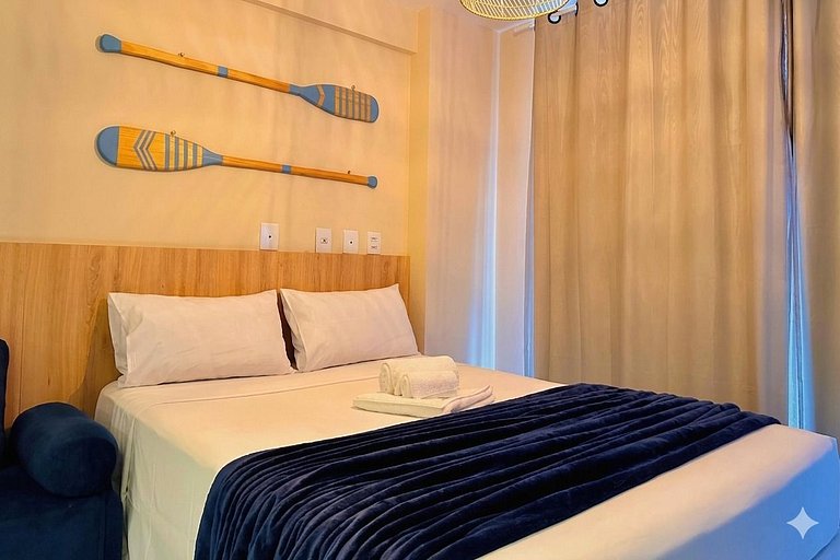 Flat completo e moderno no Caribessa CH303