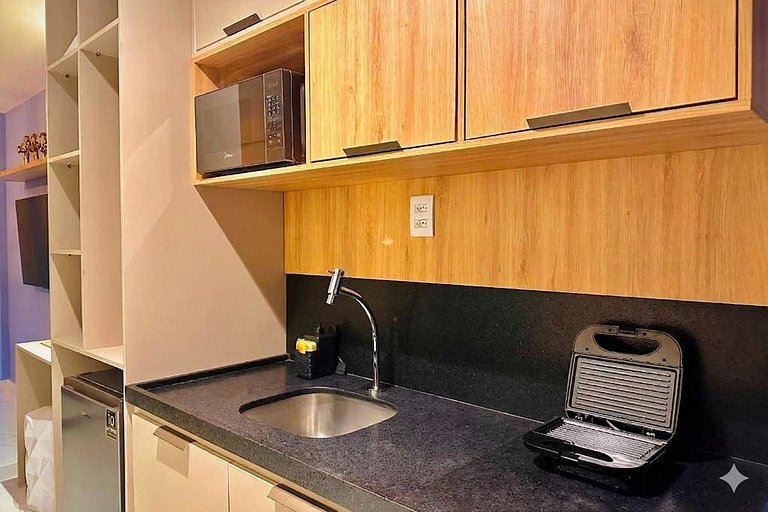 Flat completo e moderno no Caribessa CH303